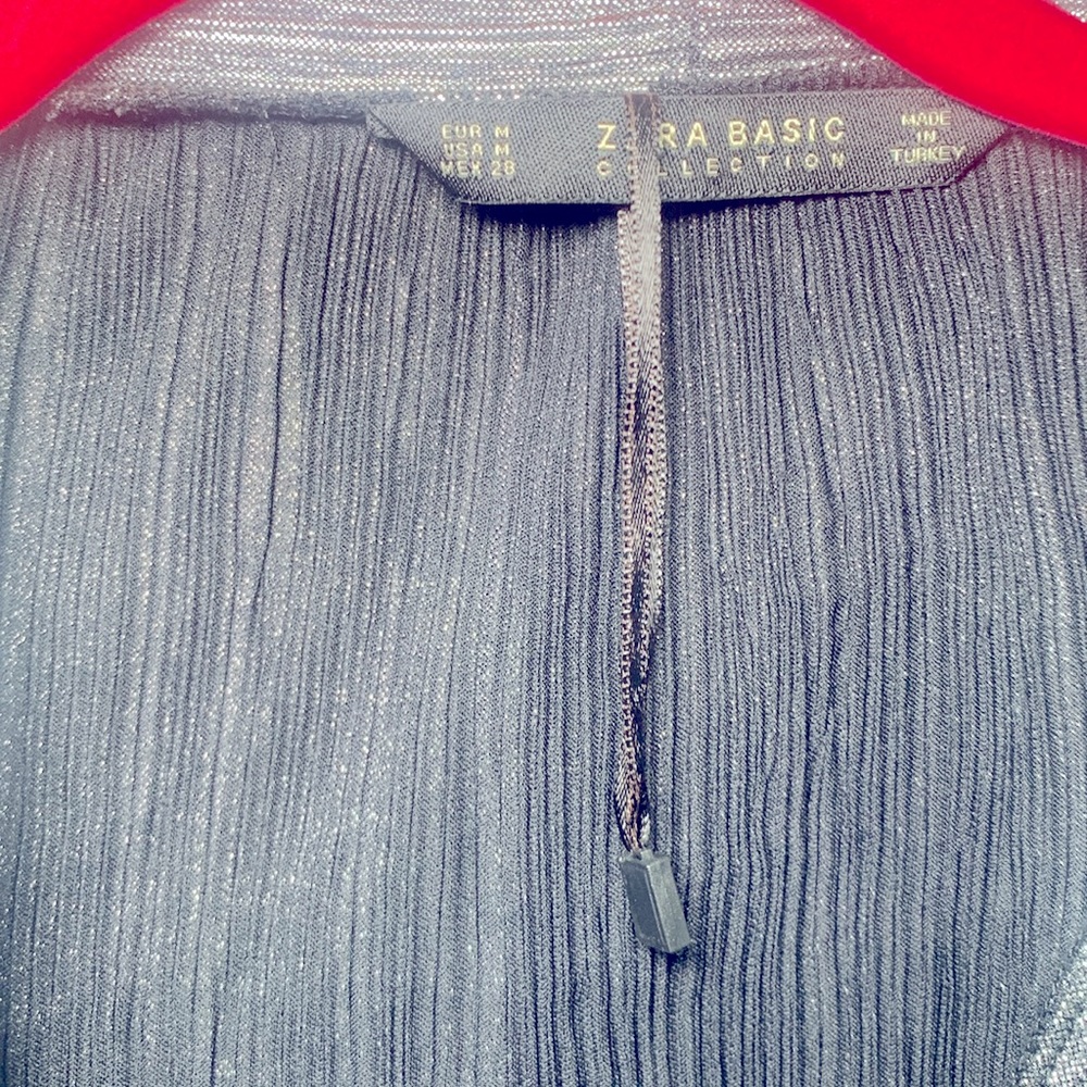 Zara Basic Collection Wrap Top - Picture 3 of 4